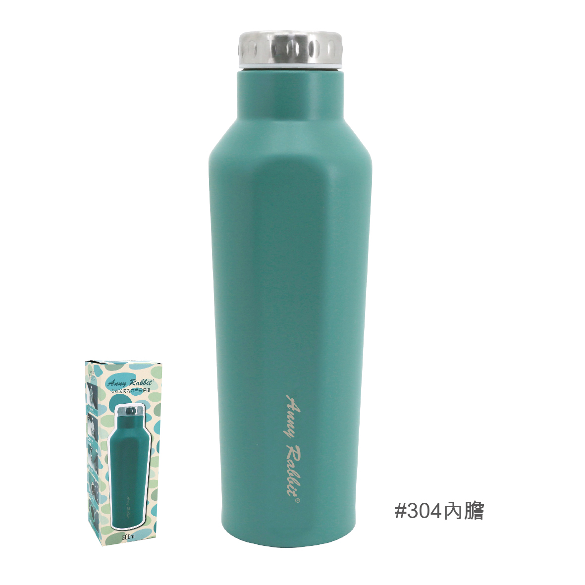安妮兔時尚六角保溫瓶-500ml