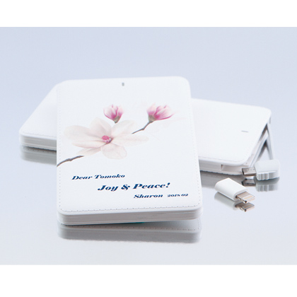 皮紋卡行動電源-5000mAh