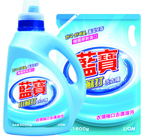 獅王藍寶小蘇打洗衣精(補充包)-單入