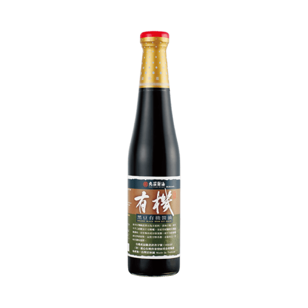 丸莊黑豆有機醬油清- 420ml(最低訂購量12罐/箱)