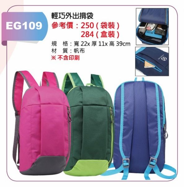 輕巧外出揹袋-袋裝