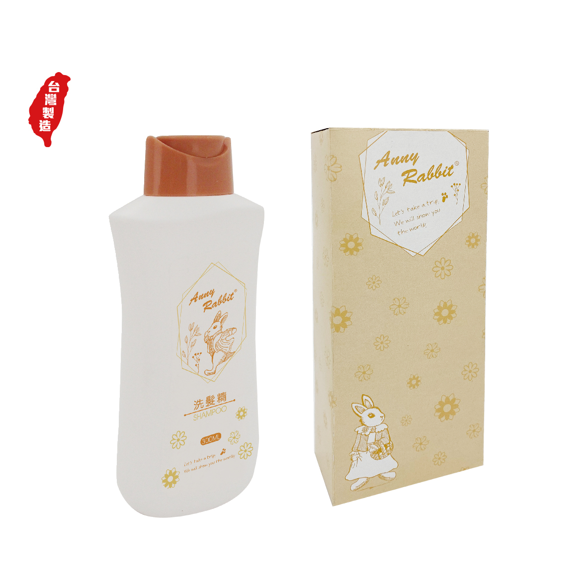 安妮兔-洗髮精300ml(花漾盒裝1入)