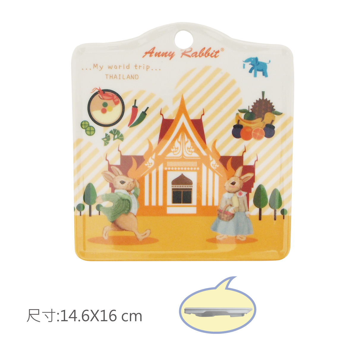 安妮兔壁畫隔熱墊1入(泰國)