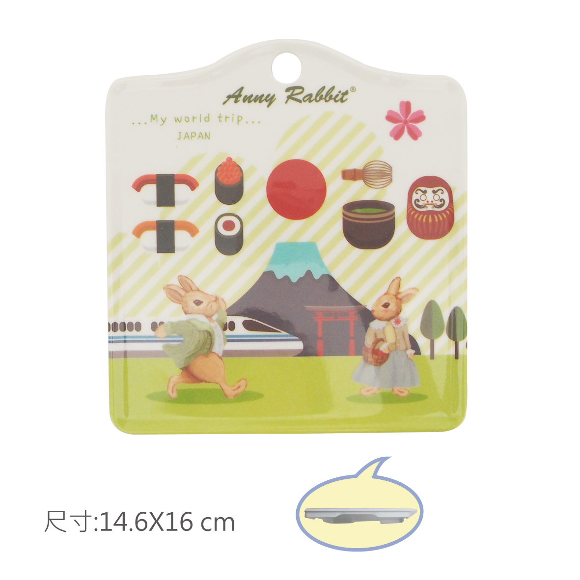安妮兔壁畫隔熱墊1入(日本)