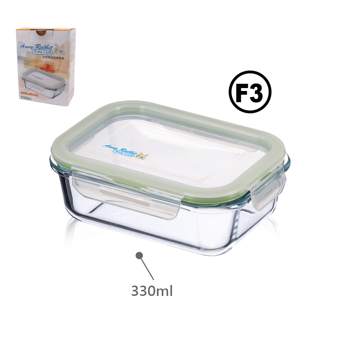 安妮兔玻璃保鮮組F3