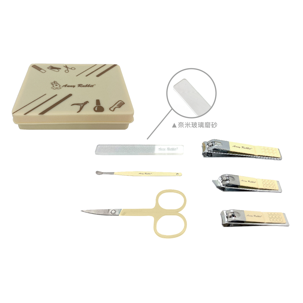 安妮兔奈米玻璃修容六件組