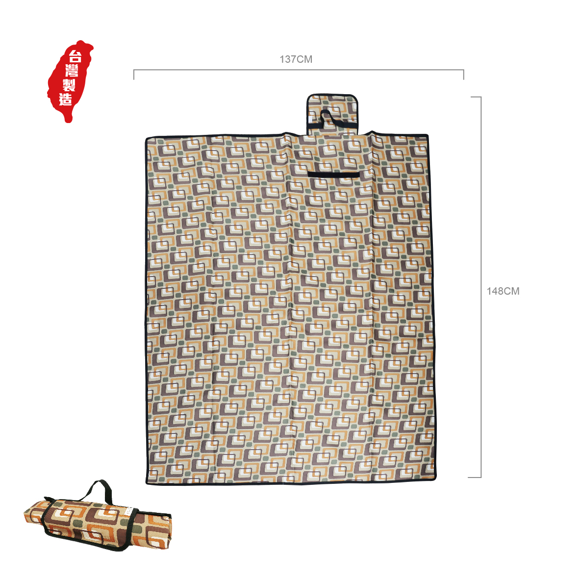 安妮兔台製野餐墊148*137CM